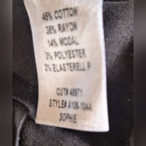 AGOLDE Sophie Jeans Dark Wash Raw Hem Skinny Stretch Womens size 26 - Picture 5 of 7